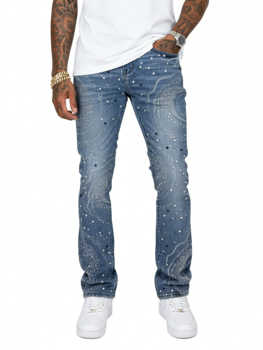 Valabasas Vendetta Stacked Jeans (Azul) – Era Clothing Store