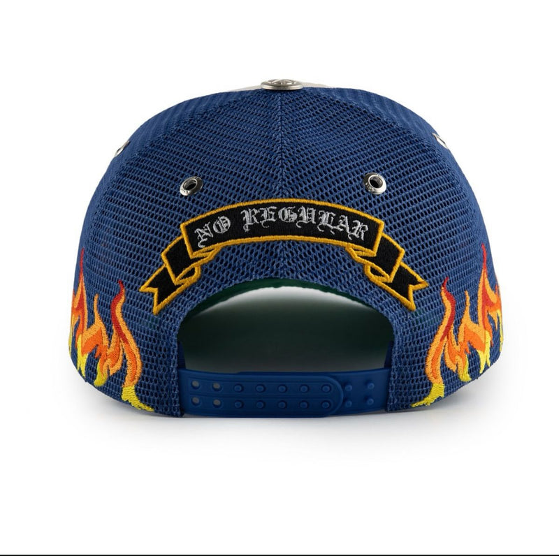 Gas Nyc “Nascar Fastcar” Blue Trucker Hat