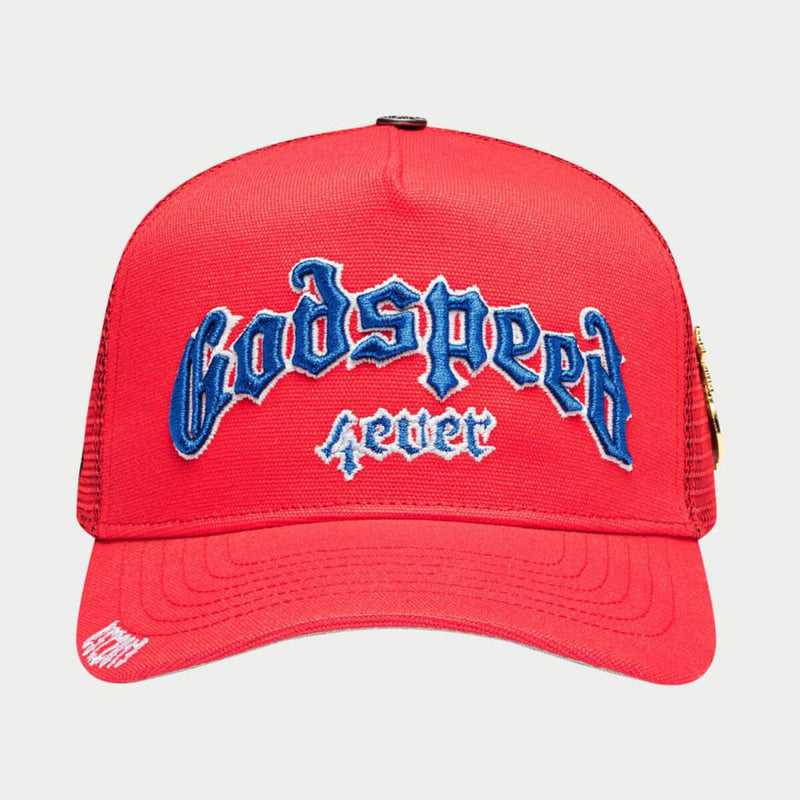 Godspeed “Forever” Red/White Trucker Hat