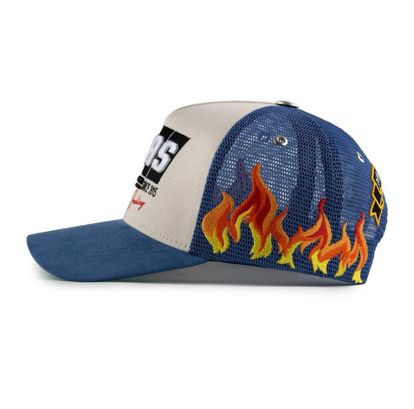 Gas Nyc “Nascar Fastcar” Blue Trucker Hat