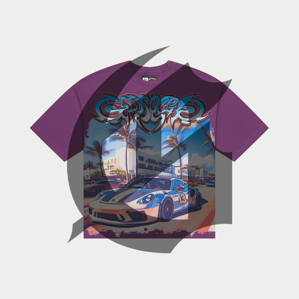 Godspeed “Car Meet Miami” Purple Tee