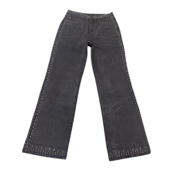 Homme Femme “Ornament” Black Wash Jeans