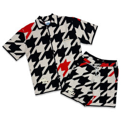 Free reFills “Checks Jacquard” Short Set
