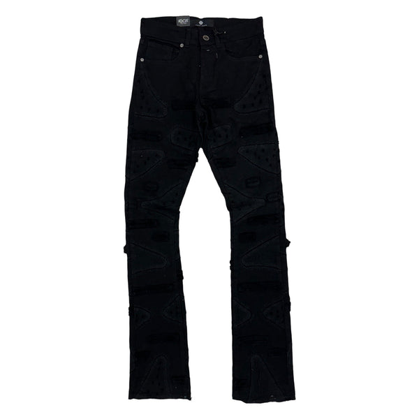 Focus Black City Stacked Jeans (5238)