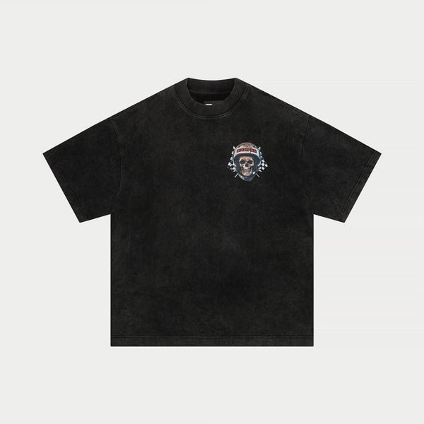 Godspeed “Crash Out” Black Wash Tee