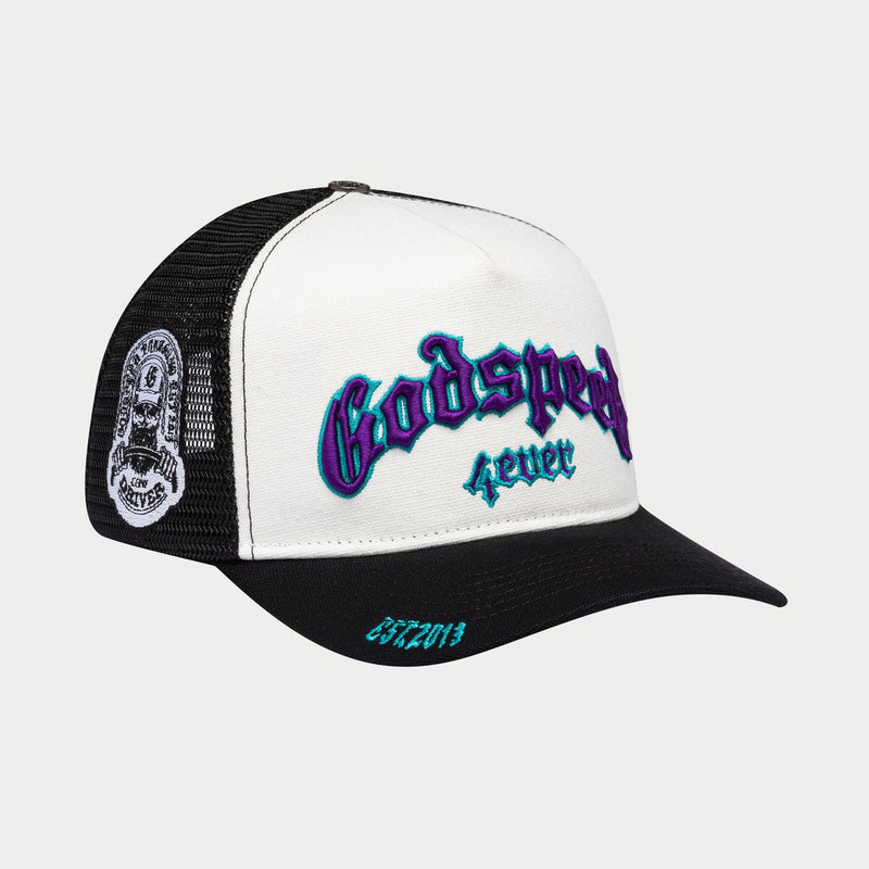 Godspeed “Forever” Black/Purple Trucker Hat