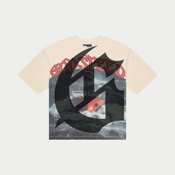 Godspeed “Sea Sick” Bone Tee