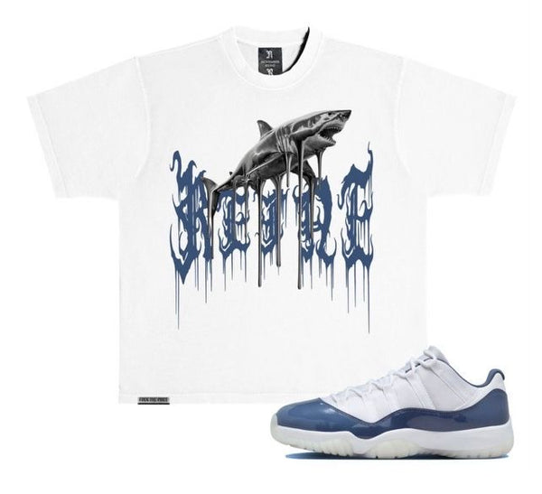 November Reine “Wave” White Tee