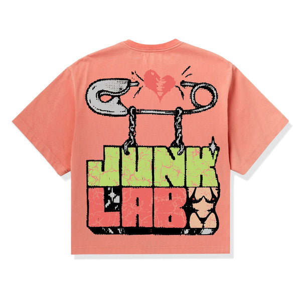 Junk Lab “Pin Punk” Peach Tee