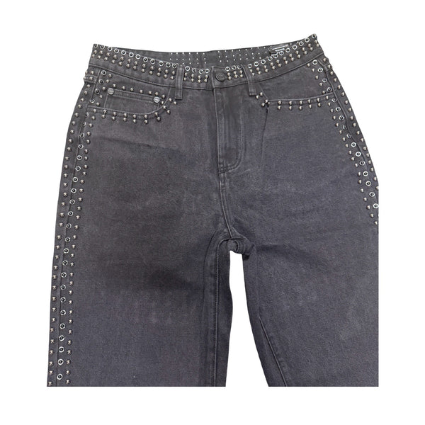 Homme Femme “Ornament” Black Wash Jeans