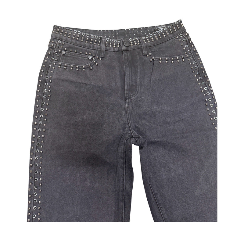 Homme Femme “Ornament” Black Wash Jeans