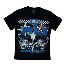 G West “Le Mans France” Stones Black Tee