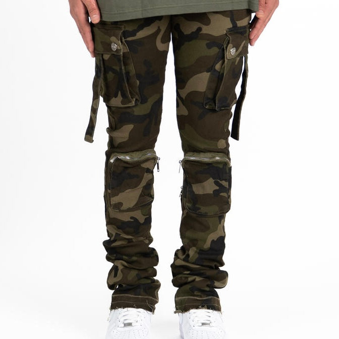 Pheelings “Never Look Back” Camo Flare Jeans