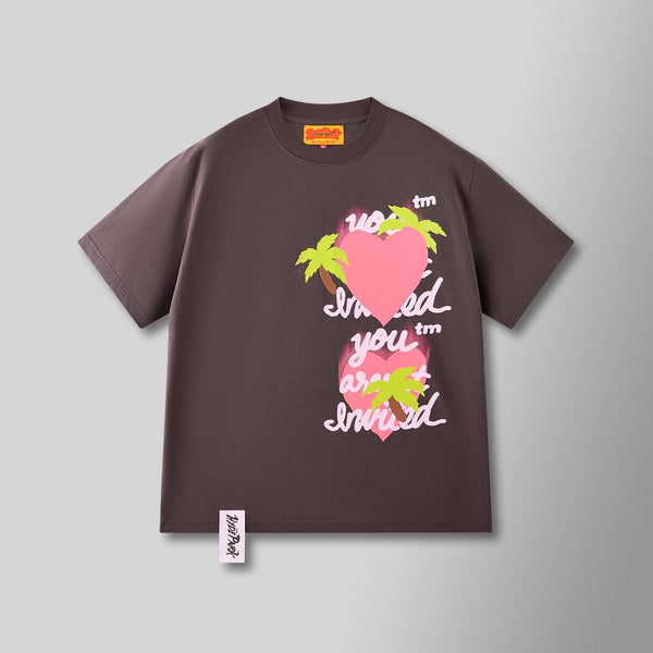 Hydepark Brown Stained Heart Tee