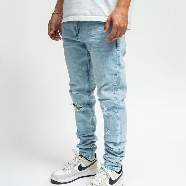 Valabasas “Grit” Red Wash Stacked Jeans – Era Clothing Store