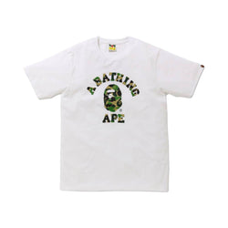 BAPE “ABC College Camo” White Tee