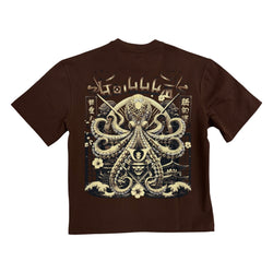 Denim City “Warriors” Brown Stones Tee