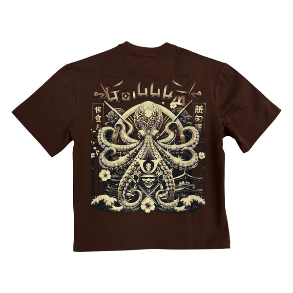 Denim City “Warriors” Brown Stones Tee