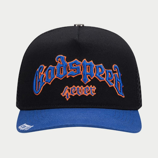 Godspeed “Forever” Black/Blue Trucker Hat
