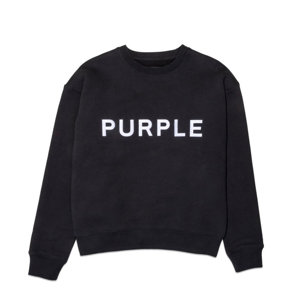 Purple Brand Logo Black Sweater