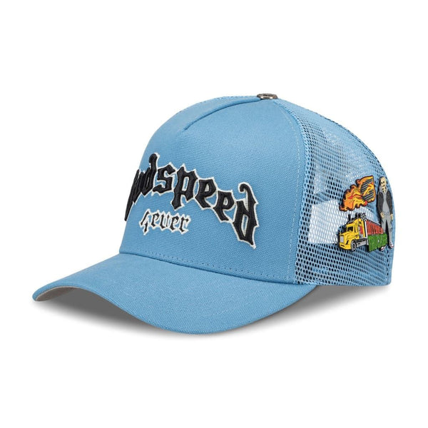 Godspeed “Forever” Baby Blue Trucker Hat