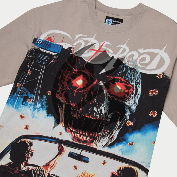 Godspeed “Drive In” Stone Grey Tee