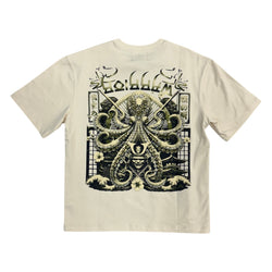 Denim City “Warriors” Cream/Olive Stones Tee