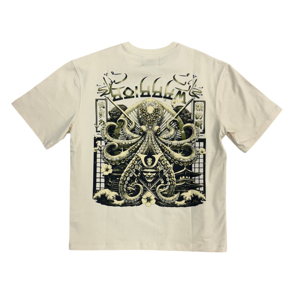 Denim City “Warriors” Cream/Olive Stones Tee
