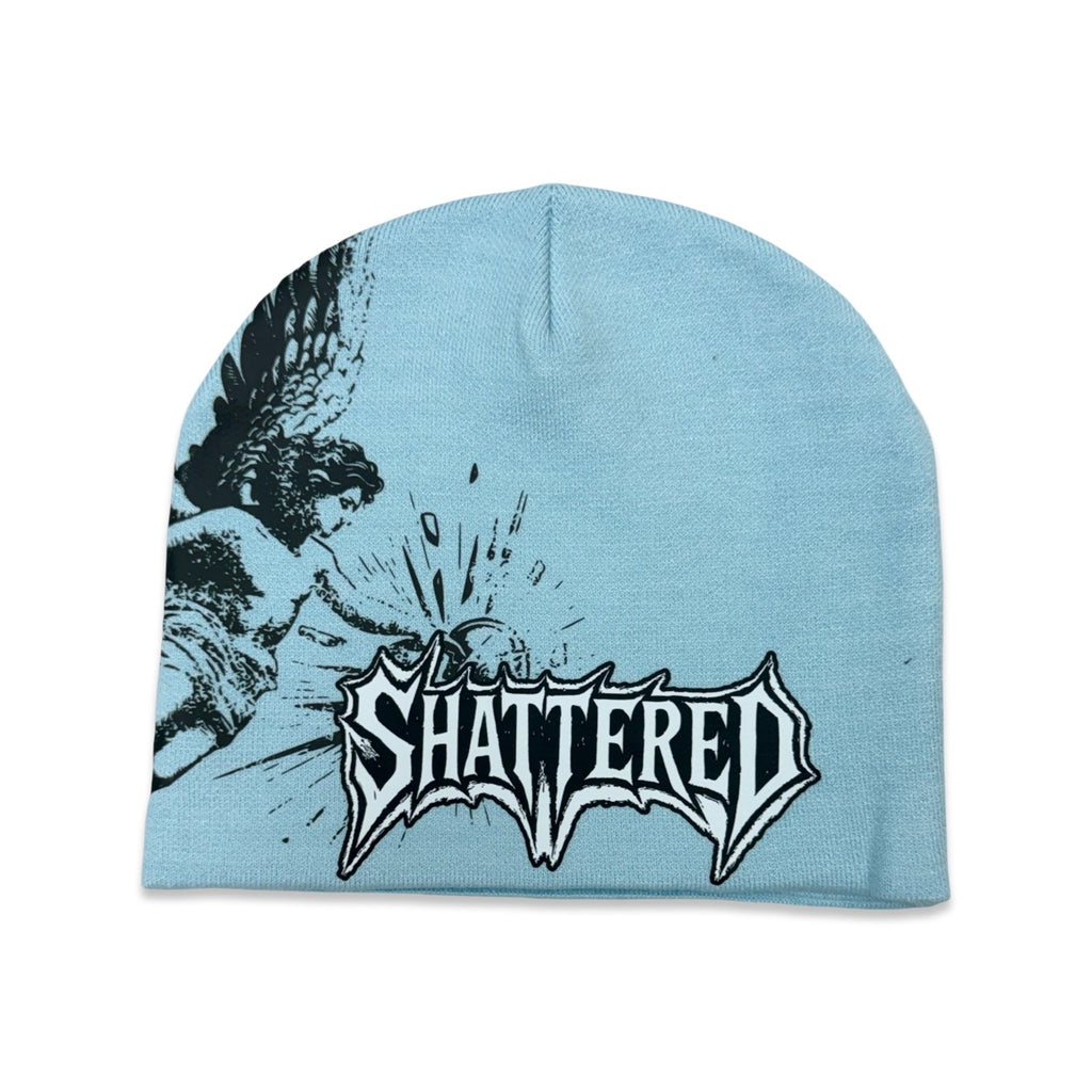 Shattered Hearts “Catchin Feelins” Blue Beanie – Era Clothing Store