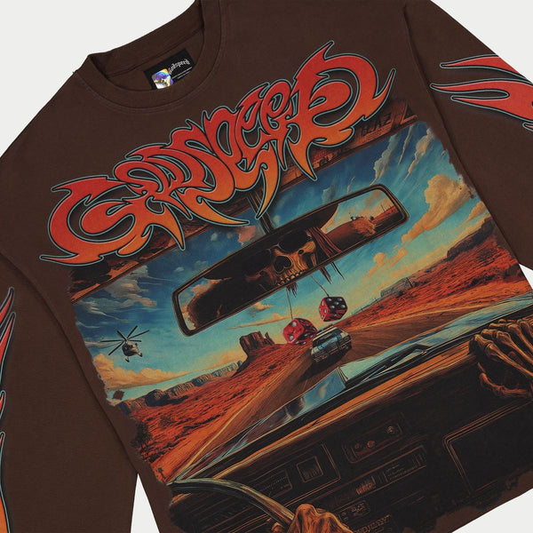 Godspeed “On The Run” Mocha L/S Tee