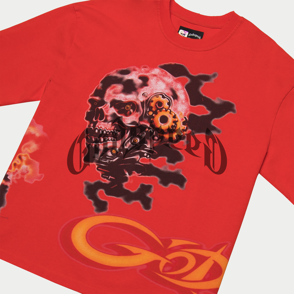 Godspeed “P.Y.P” Red Wash Tee