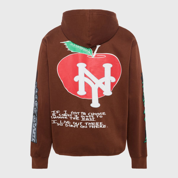 Homme Femme Cali To Nyc Chocolate Hoodie