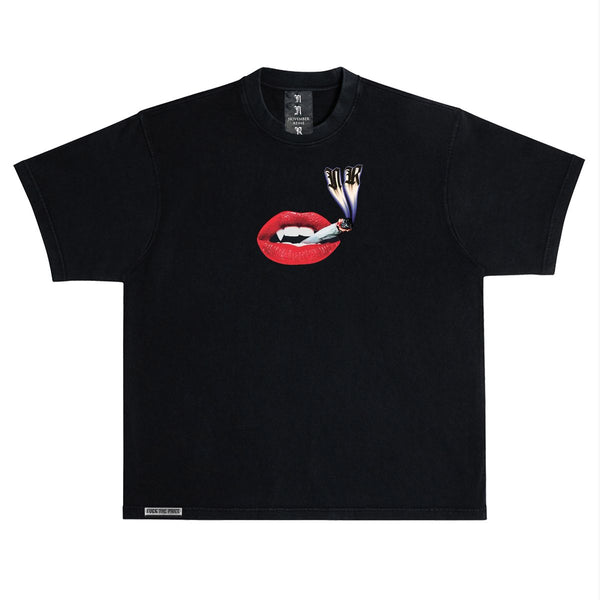November Reine “High Till I Die” Black Tee