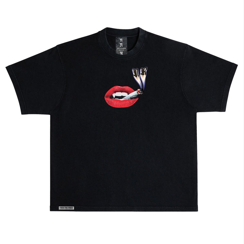 November Reine “High Till I Die” Black Tee