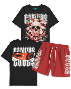 Campus “Vengeance” Red Gem Short Set