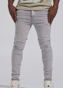 Pheelings “Silver Screen” Light Grey Skinny Jeans