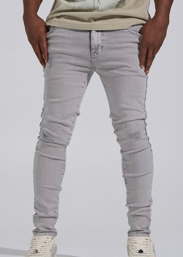 Pheelings “Silver Screen” Light Grey Skinny Jeans