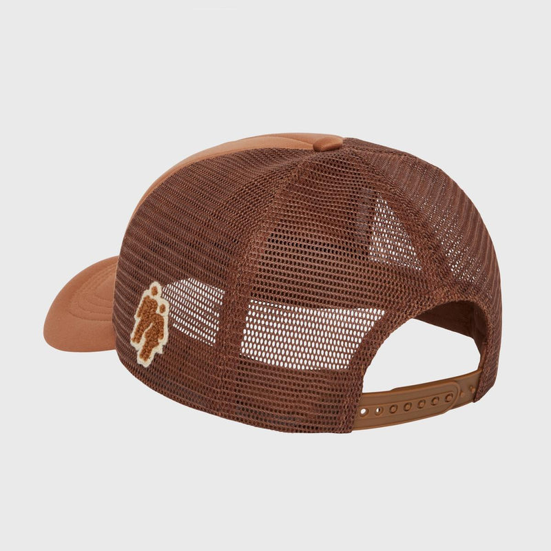 Homme Femme Fake Love Trucker Hat In Brown