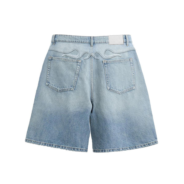 Campus “Tribal” Blue Jorts Shorts