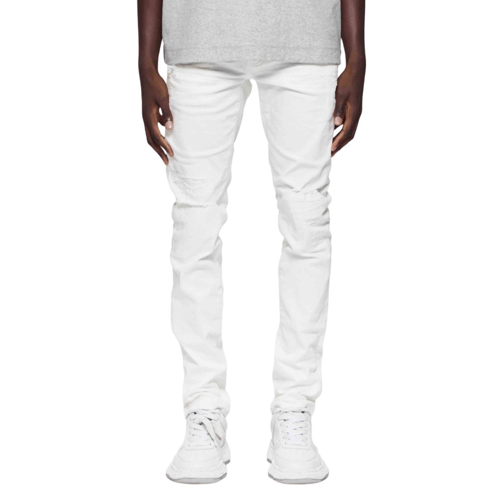 purplebrand 30 White ホワイトカラー パープルブランド Purple Brand Destroy White Jeans – Era Clothing Store