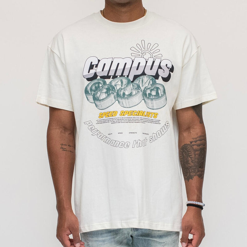 Campus LA Speedway Offwhite Tee