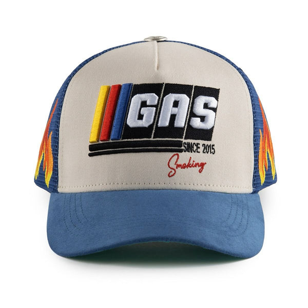 Gas Nyc “Nascar Fastcar” Blue Trucker Hat
