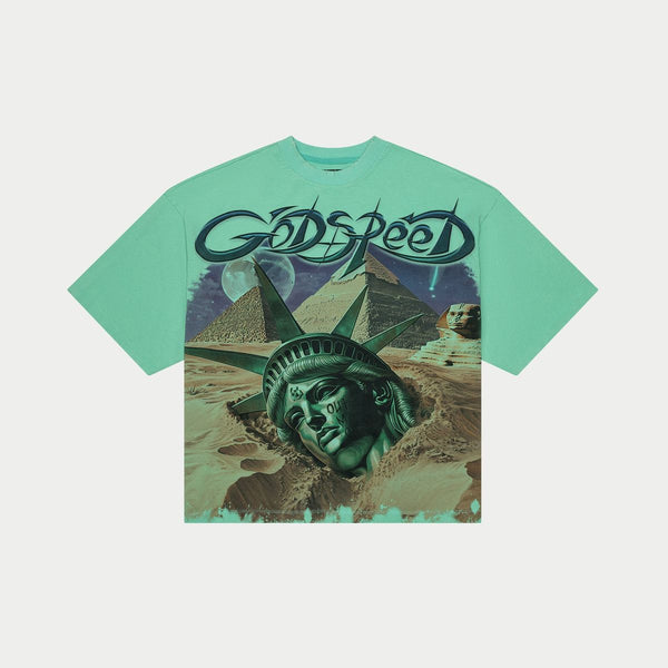 Godspeed “Mother Cairo” Teal Tee