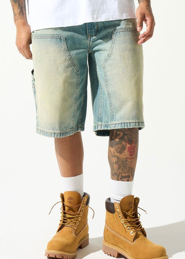 Serenede “Citrus” Wash Denim Shorts