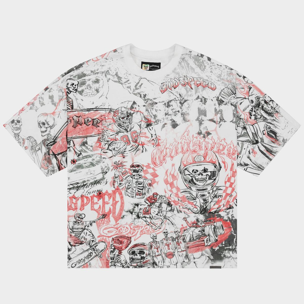 Godspeed “Sketch Archive” White Tee – Era Clothing Store