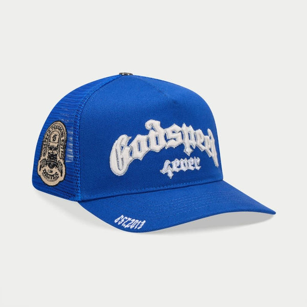 Godspeed “Forever” Azul Trucker Hat