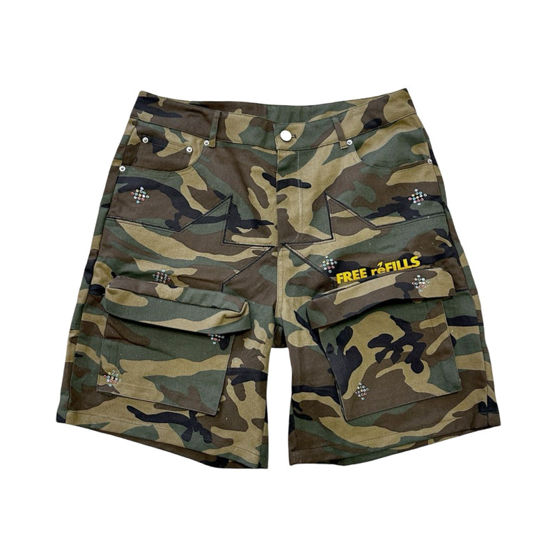 Free reFills “Gemstone” Camo Cargo Short