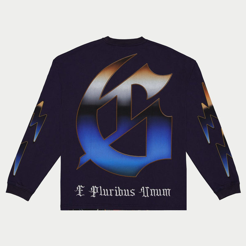 Godspeed “Sputnik” Navy L/S Tee