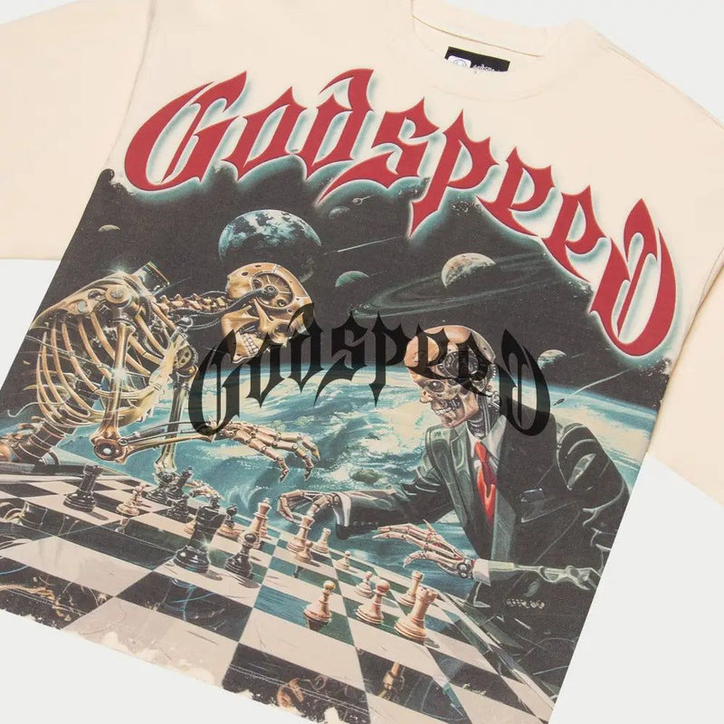 Godspeed “Checkmate” Bone Tee