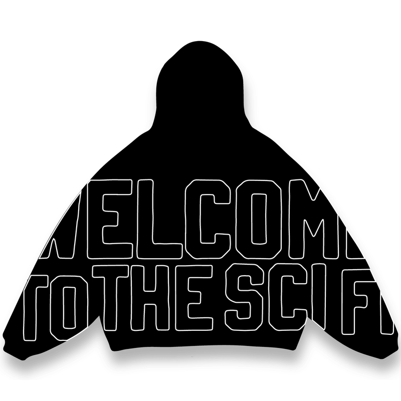 Red Letters “Welcome Sci Fi” Hoodie